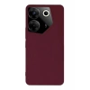 Mey İthalat®  Tecno Camon 20 Pro 5G Kılıf First Silikon - Bordo