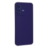 Mey İthalat®  Vivo V23 5G Kılıf Nano içi Kadife Silikon - Mor
