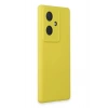 Mey İthalat®  Vivo V29 Lite Kılıf Nano içi Kadife Silikon - Sarı