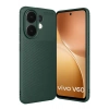 Mey İthalat®  Vivo V60 5G Auto Focus Karbon Kapak - Koyu Yeşil