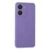 Mey İthalat®  Vivo Y16 Kılıf First Silikon - Lila
