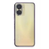 Mey İthalat®  Vivo Y16 Kılıf  Lensli Silikon - Mor