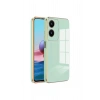 Mey İthalat®  Vivo Y18 Kılıf Volet Silikon - Açık Yeşil