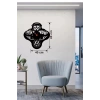 Mey İthalat® Vosvos ve Retro Araba Temalı Ahşap Duvar Saati - 40x40 cm Lazer Kesim