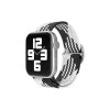 Mey İthalat® Watch 20mm Star Kordon - Siyah-Beyaz