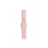 Mey İthalat® Watch 22mm Spor Delikli Kordon - Pembe-Beyaz