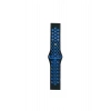 Mey İthalat® Watch 22mm Spor Delikli Kordon - Siyah-Mavi