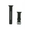 Mey İthalat® Watch 38mm KR408 Çizgili Silikon Kordon - Siyah
