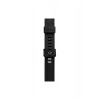 Mey İthalat® Watch 38mm KR408 Çizgili Silikon Kordon - Siyah
