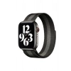 Mey İthalat® Watch 38mm Metal Mıknatıslı Kordon - Siyah-Beyaz