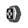 Mey İthalat® Watch 38mm Star Kordon - Zigzag Yeşil-Siyah