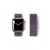 Mey İthalat® Watch 42mm Hasırlı Cırtcırtlı Kordon - Pembe