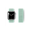 Mey İthalat® Watch 42mm Hasırlı Cırtcırtlı Kordon - Turkuaz