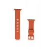 Mey İthalat® Watch 42mm KR408 Çizgili Silikon Kordon - Turuncu