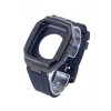 Mey İthalat® Watch 45mm KR402 Metal Kasa Silikon Kordon - Siyah
