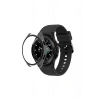 Mey İthalat®  Watch 5 Pro 45mm Wall Camlı Kasa Ekran Koruyucu - Siyah