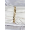 Mey İthalat® Xuping Zirkon Taşlı Gold Renk Kadın Bileklik