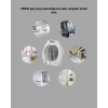 Mini Elektrikli Isıtıcı – 2000W Güç, Fanlı Isıtma, 3 Isı Modu