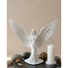 Minimalist Melek İnsan Figürlü 3D Heykel Dekoratif Biblo Ev Dekoru