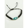 Nazar Oval Makrome İp Bileklik