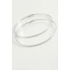 Noktalı Metal Halka Küpe 8-10 cm