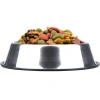 Paslanmaz Çelik Metal Mama Kabı 34 cm.