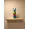 Pastel Rainbow Kedi Figürü Masa ve Raf Üstü Ev Dekorasyonu