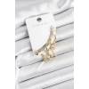 Pirinç Gold Renk Set Küpe
