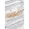 Pirinç Halka Model Gold Renk Kadın Set Küpe