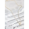 Pirinç Zirkon Taşlı Kutup Yıldızı Model Ezme Zincir Gold Renk Kadın Kolye