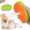 Şarjlı Soğuk Buharlı Kedi Köpek Fırçası Tarağı (5468)