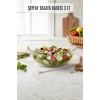 Şeffaf Akrilik Salata Kasesi 25 x 32 x 12 cm – 3 Lt