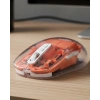 Şeffaf Kablosuz Mouse Bluetooth Bağlantılı Sessiz Tıklama