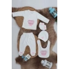 Sema Baby 5 Parça Hastane Çıkışı Zıbın Seti 0-3 Ay - Princess