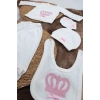 Sema Baby 5 Parça Hastane Çıkışı Zıbın Seti 0-3 Ay - Princess