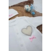 Sema Baby Pamuklu Bebek Tulum Seti 0-3 Ay - Love