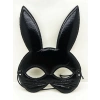 Siyah Renk Kumaş Malzemeden İmal Eva Tavşan Maskesi 19x15 Cm