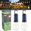 Solar Güneş Enerjili Led Ampul 3 Modlu Uzaktan Kumandalı Solar Camping Lamp (5468)