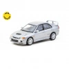 Tarmac Works 1/64 Mitsubishi Lancer GSR Evolution IV Silver with Tarmac Cards