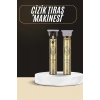Tıraş Makinesi Şarjlı Çizik Tıraş Paslanmaz Çelik Bıçaklı 4 Taraklı