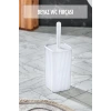 WC Fırçası & Tuvalet Fırçası Beyaz 2 Parça