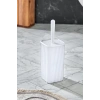 WC Fırçası & Tuvalet Fırçası Beyaz 2 Parça