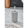 WC Fırçası & Tuvalet Fırçası Gri 2 Parça