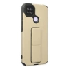 Xiaomi Redmi 9C Kılıf Mega Standlı Silikon - Gold
