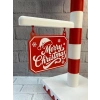 Yılbaşı Tabelalı Dekoratif Lamba Merry Christmas Işıklı Tasarım