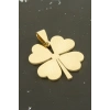 Yonca Çelik Kolye Ucu 3,5 cm