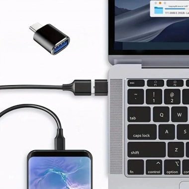 1 Adet Usb to Type-C Adaptor Dişi Çevirici Dönüştürücü Adaptör (5468)