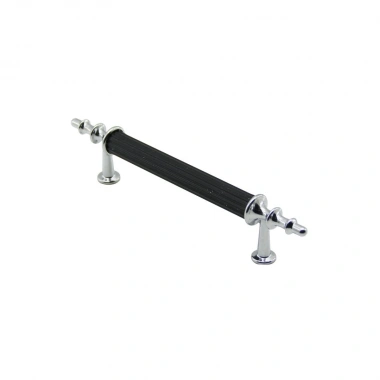 10 ADET KROM - SİYAH BORU KULP 9.6CM (5468)