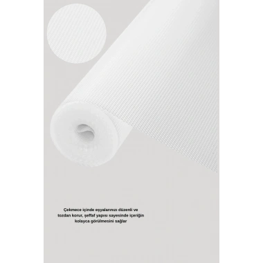 10 Metre Silikon Tabanlı Şeffaf Çekmece Düzenleyici Aparat