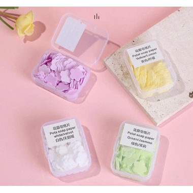 100 Yaprak Eriyen Mini Parfümlü Kağıt Sabun (5468)